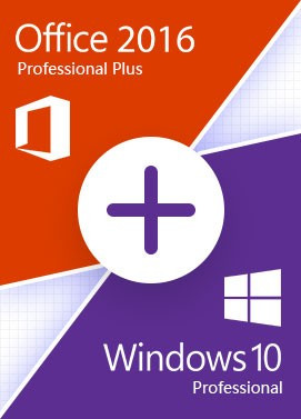 Official Windows 10 Pro + Office 2016 Pro - Value Package