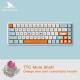 Motospeed Darmoshark K5 Gaming Mechanical Keyboard Wired and 2.4G Wireless Dual-Mode 68key Hot Swap Keypad PBT Keycap TTC Red Switch