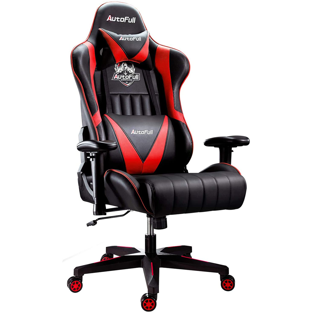 g2deal.com, AutoFull Gaming Chair Red And Black PU Leather Racing Style Computer Chair, E-Sports Swivel Chair, AF070BPU Standard AutoFull Gaming Chair Red And Black PU Leather Racing Style Computer Chair, E-Sports Swivel Chair, AF070BPU Standard