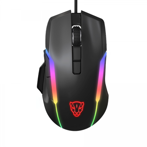 Official Motospeed V90 Wired Mechanical RGB Backlight Gaming Mouse PMW3325