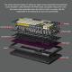 Motospeed k7pro Gaming Mechanical Keyboard Wireless 2.4G Bluetooth Wired 3 Mode 98 Key Hot Swap Macro Definition RGB Keypad