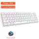 Dareu EK871 Tri-mode Connection 100% Hotswap 71 Key Mechanical Gaming Keyboard for PC,Notebook Tablet Phone PBT Keycap Type-C