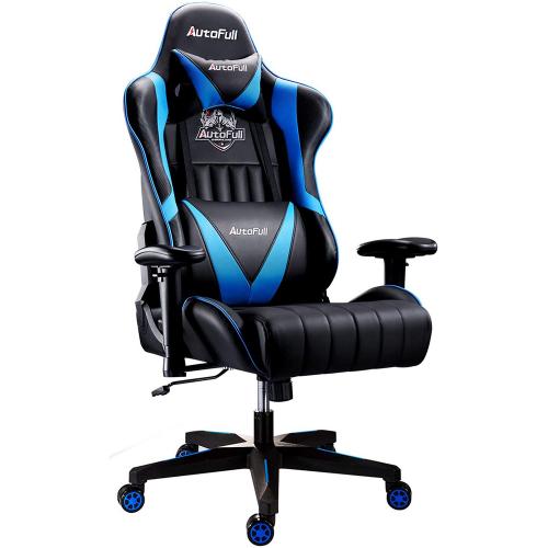 g2deal.com, AutoFull Gaming Chair Blue And Black PU Leather Racing Style Computer Chair, E-Sports Swivel Chair, AF070UPU Standard Official AutoFull Gaming Chair Blue And Black PU Leather Racing Style Computer Chair, E-Sports Swivel Chair, AF070UPU Standard