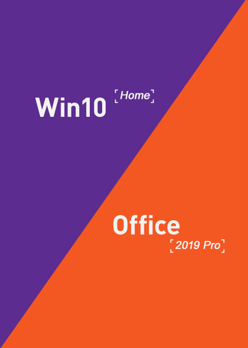 Official Windows 10 Home + Office 2019 Pro - Bundle