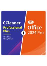 Official CCleaner Professional Plus 3 PCs 1 Year CD Key Global+MS Office2024 Pro  Pack