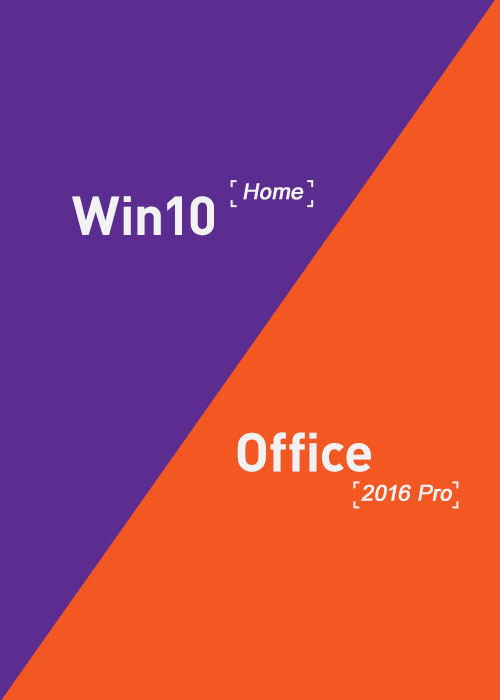 Official Windows 10 Home + Office 2016 Pro - Bundle