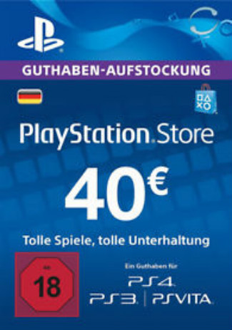 Official PlayStation Network Gift Card 40 EUR DE Store