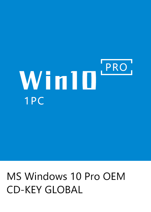Official MS Windows 10 Pro OEM CD-KEY GLOBAL