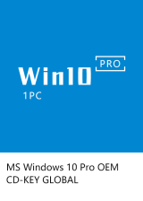 MS Windows 10 Pro OEM CD-KEY GLOBAL-Lifetime