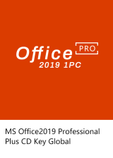 Official MS Office2019 Professional Plus CD Key Global