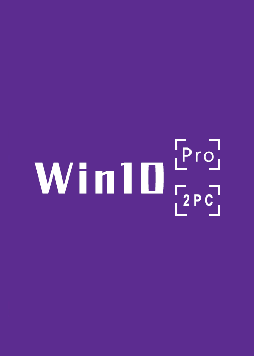 Official MS Windows 10 Pro Professional KEY (32/64 Bit) (2 PC)